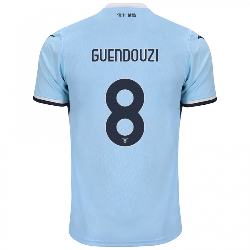 Kinder Matteo Guendouzi #8 Blau Heimtrikot Trikot 2024/25 T-Shirt Österreich