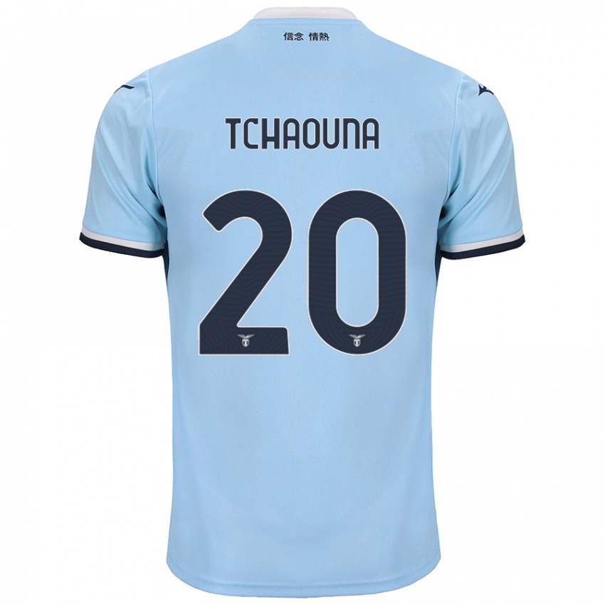 Kinder Loum Tchaouna #20 Blau Heimtrikot Trikot 2024/25 T-Shirt Österreich