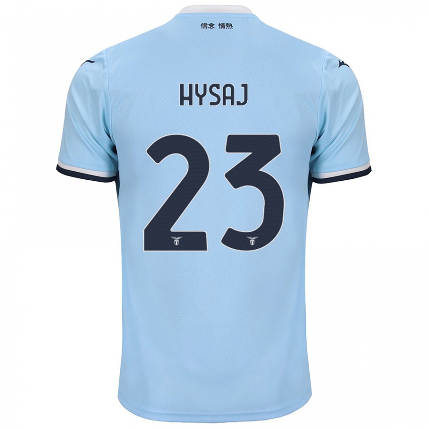 Kinder Elseid Hysaj #23 Blau Heimtrikot Trikot 2024/25 T-Shirt Österreich