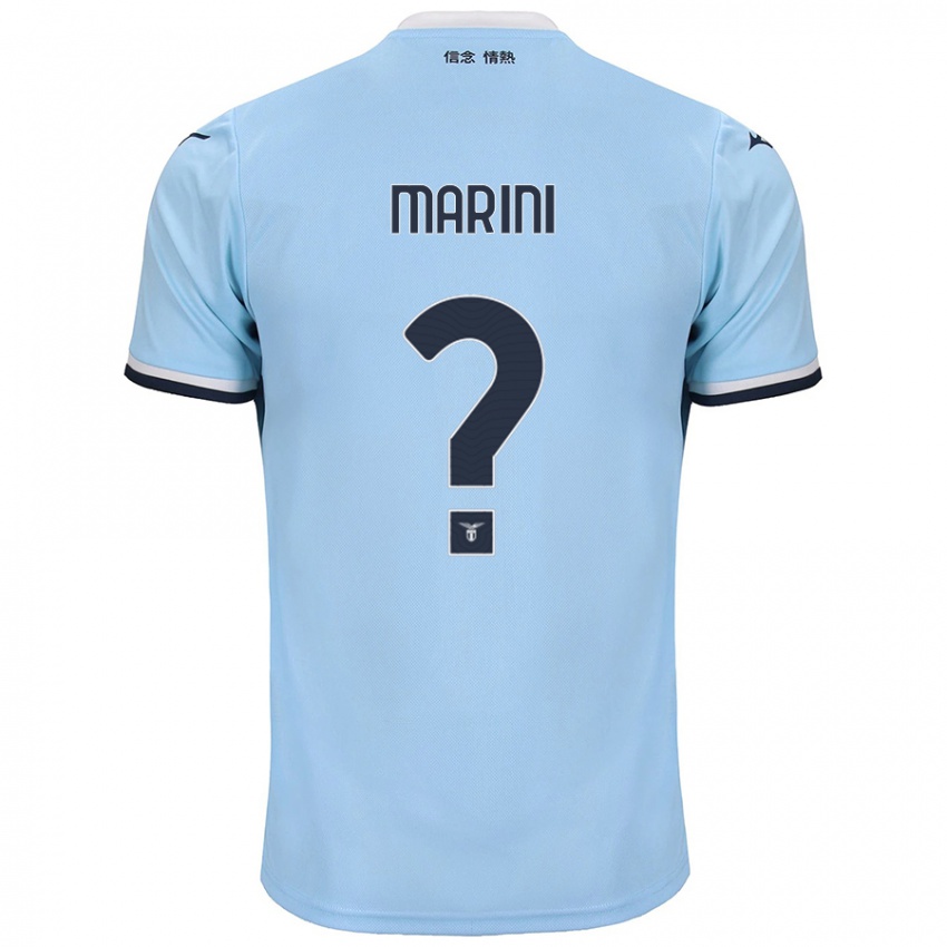 Kinder Matteo Marini #0 Blau Heimtrikot Trikot 2024/25 T-Shirt Österreich