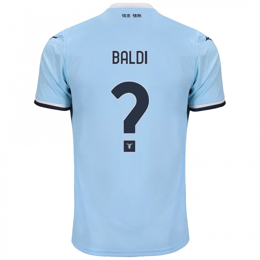 Kinder Mattia Santagostino Baldi #0 Blau Heimtrikot Trikot 2024/25 T-Shirt Österreich