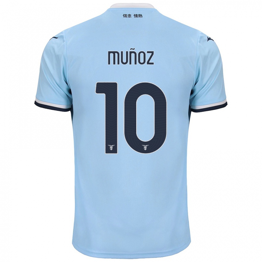 Kinder Cristo Muñoz #10 Blau Heimtrikot Trikot 2024/25 T-Shirt Österreich