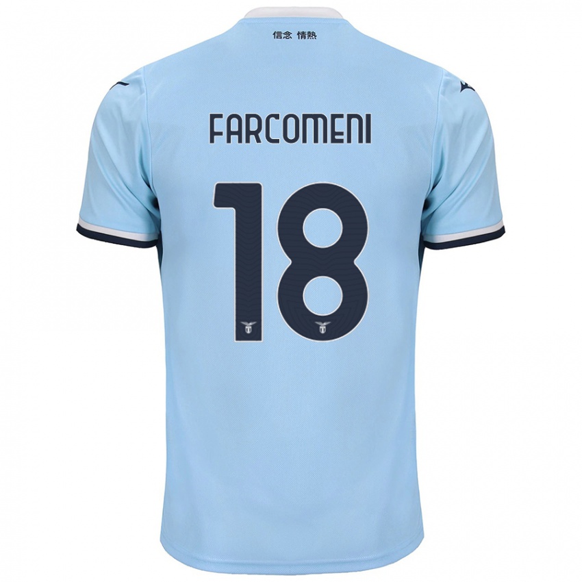 Kinder Valerio Farcomeni #18 Blau Heimtrikot Trikot 2024/25 T-Shirt Österreich