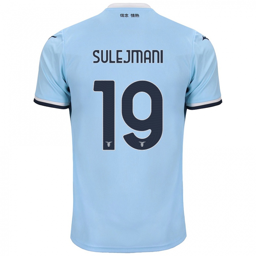 Kinder Flavio Sulejmani #19 Blau Heimtrikot Trikot 2024/25 T-Shirt Österreich