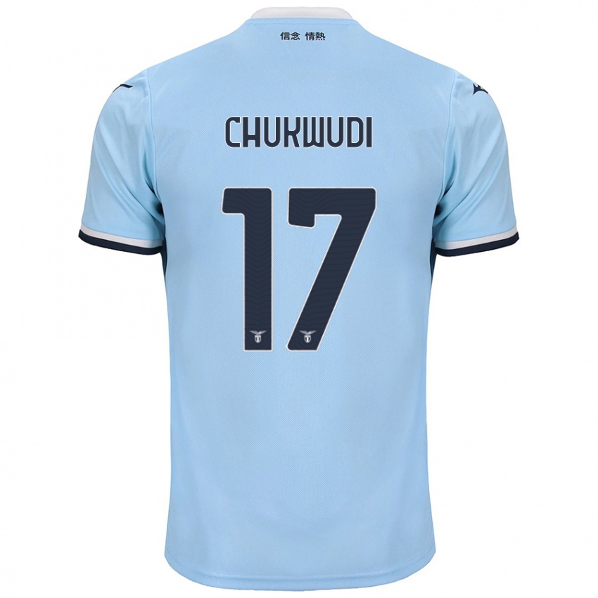 Kinder Ogonna Franca Chukwudi #17 Blau Heimtrikot Trikot 2024/25 T-Shirt Österreich