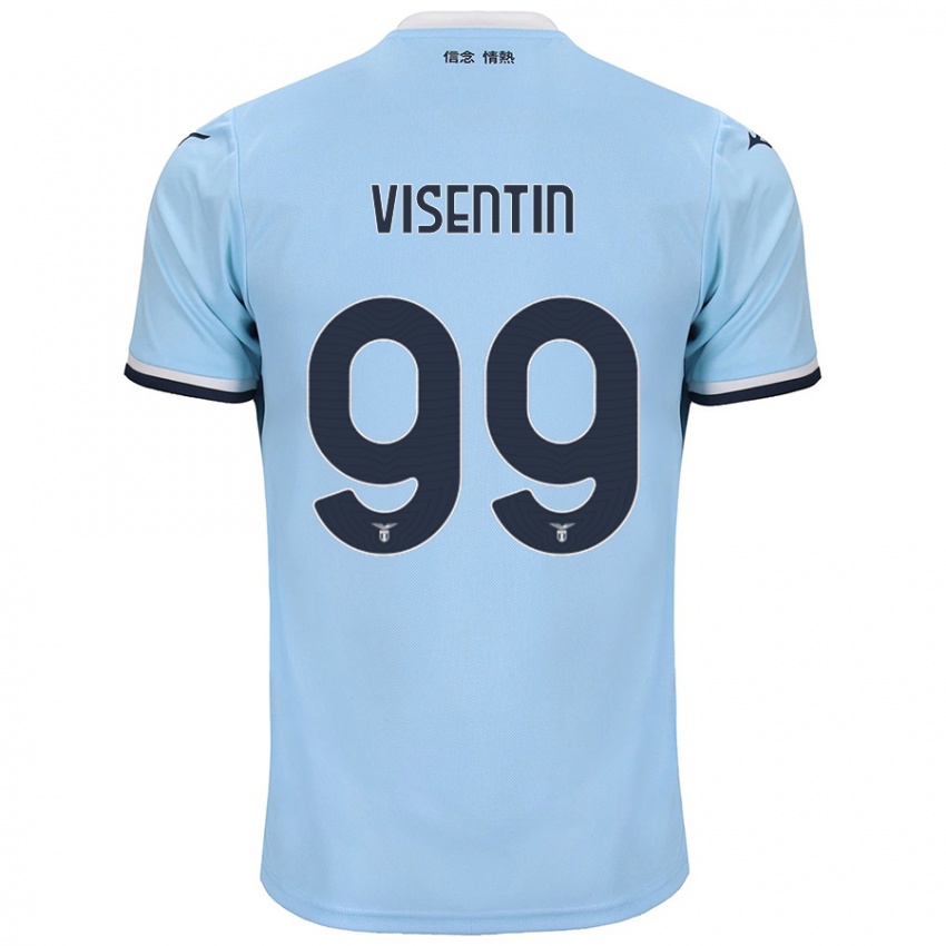 Kinder Noemi Visentin #99 Blau Heimtrikot Trikot 2024/25 T-Shirt Österreich