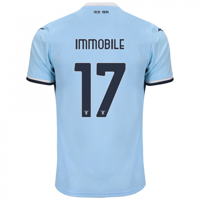 Kinder Ciro Immobile #17 Blau Heimtrikot Trikot 2024/25 T-Shirt Österreich