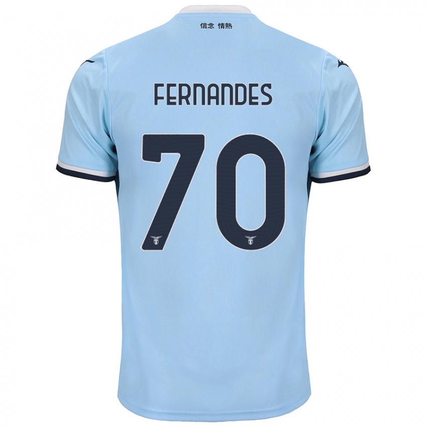 Kinder Saná Fernandes #70 Blau Heimtrikot Trikot 2024/25 T-Shirt Österreich