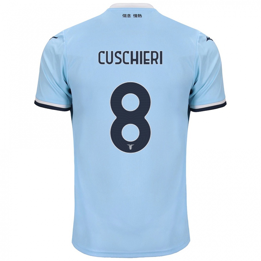 Kinder Rachel Cuschieri #8 Blau Heimtrikot Trikot 2024/25 T-Shirt Österreich