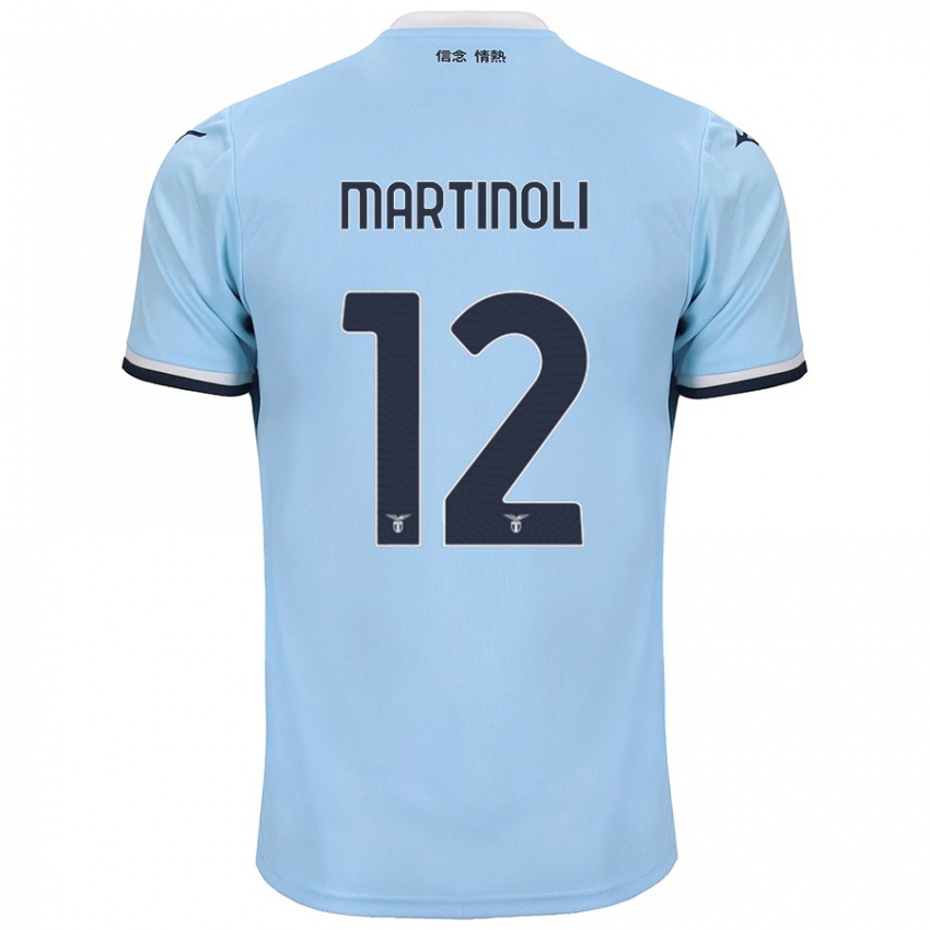 Kinder Elettra Martinoli #12 Blau Heimtrikot Trikot 2024/25 T-Shirt Österreich