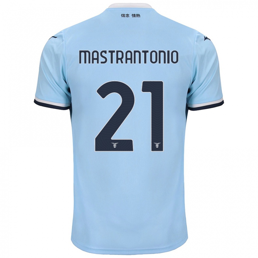 Kinder Ella Mastrantonio #21 Blau Heimtrikot Trikot 2024/25 T-Shirt Österreich