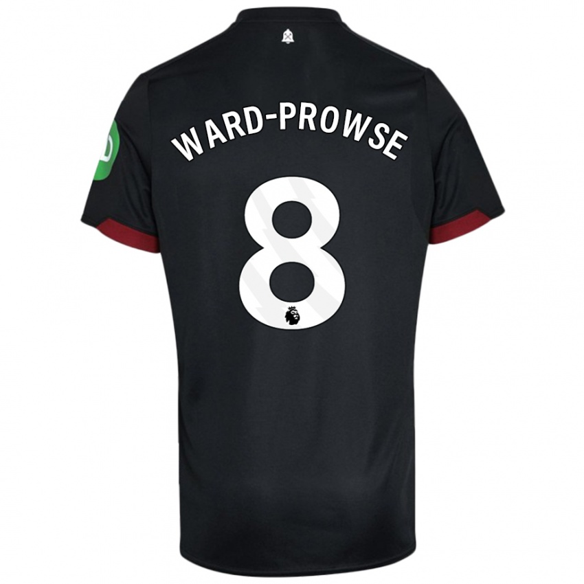 Kinder James Ward-Prowse #8 Schwarz Weiß Auswärtstrikot Trikot 2024/25 T-Shirt Österreich