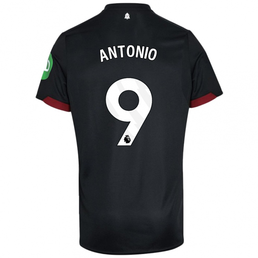 Kinder Michail Antonio #9 Schwarz Weiß Auswärtstrikot Trikot 2024/25 T-Shirt Österreich