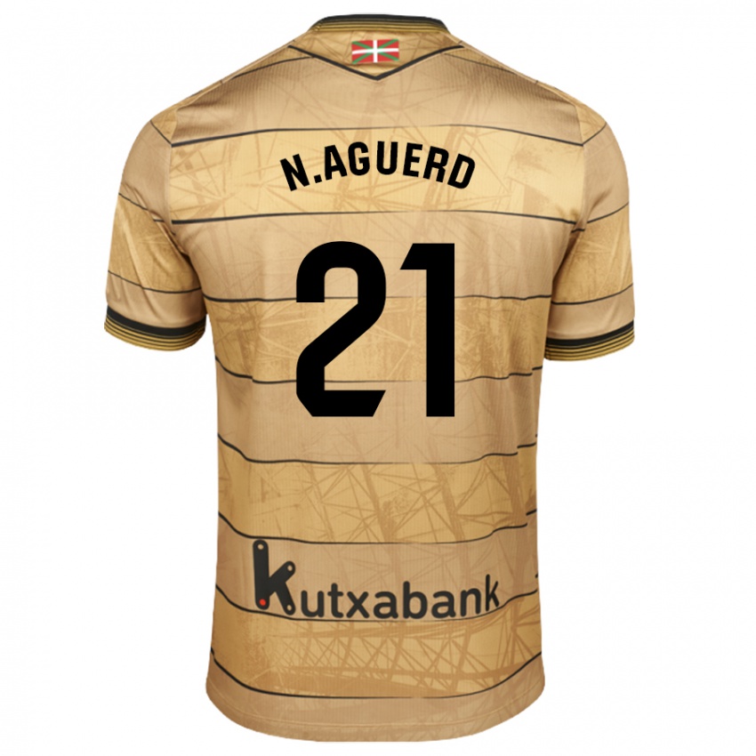 Kinder Nayef Aguerd #21 Schwarz Weiß Auswärtstrikot Trikot 2024/25 T-Shirt Österreich