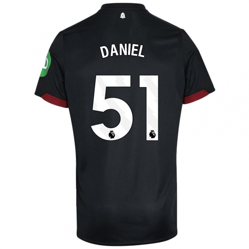 Kinder Daniel Chesters #51 Schwarz Weiß Auswärtstrikot Trikot 2024/25 T-Shirt Österreich