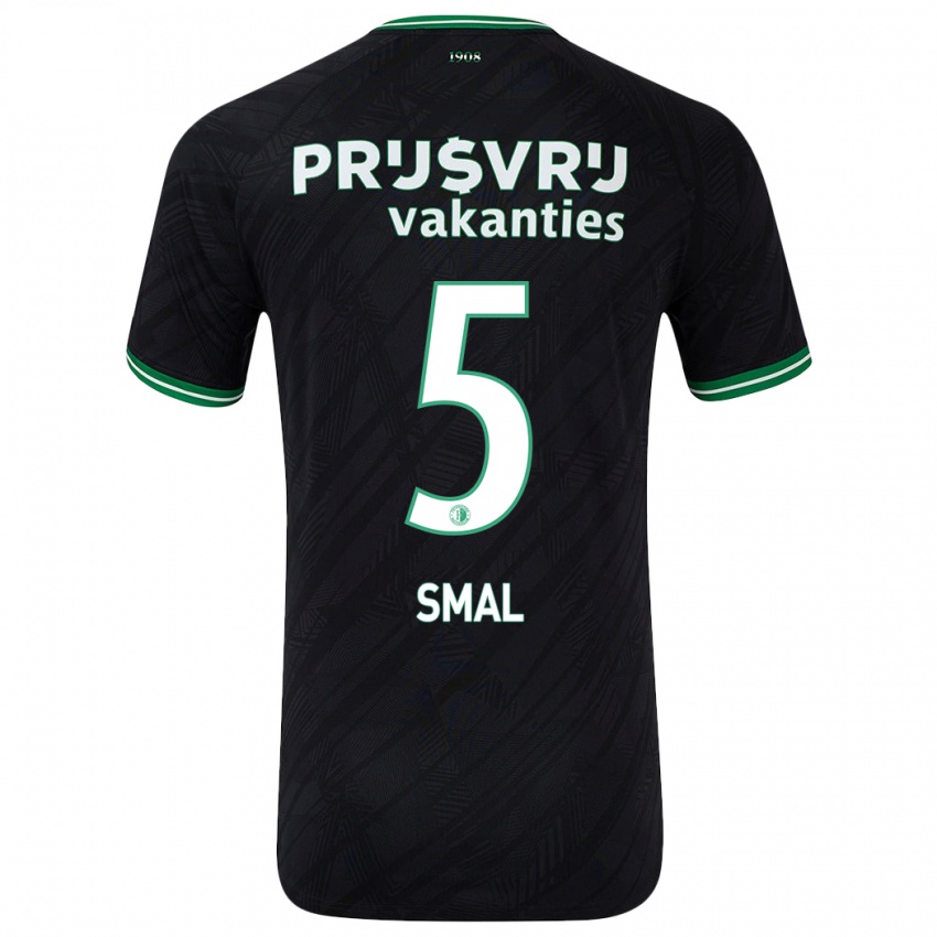 Kinder Gijs Smal #5 Schwarz Grün Auswärtstrikot Trikot 2024/25 T-Shirt Österreich