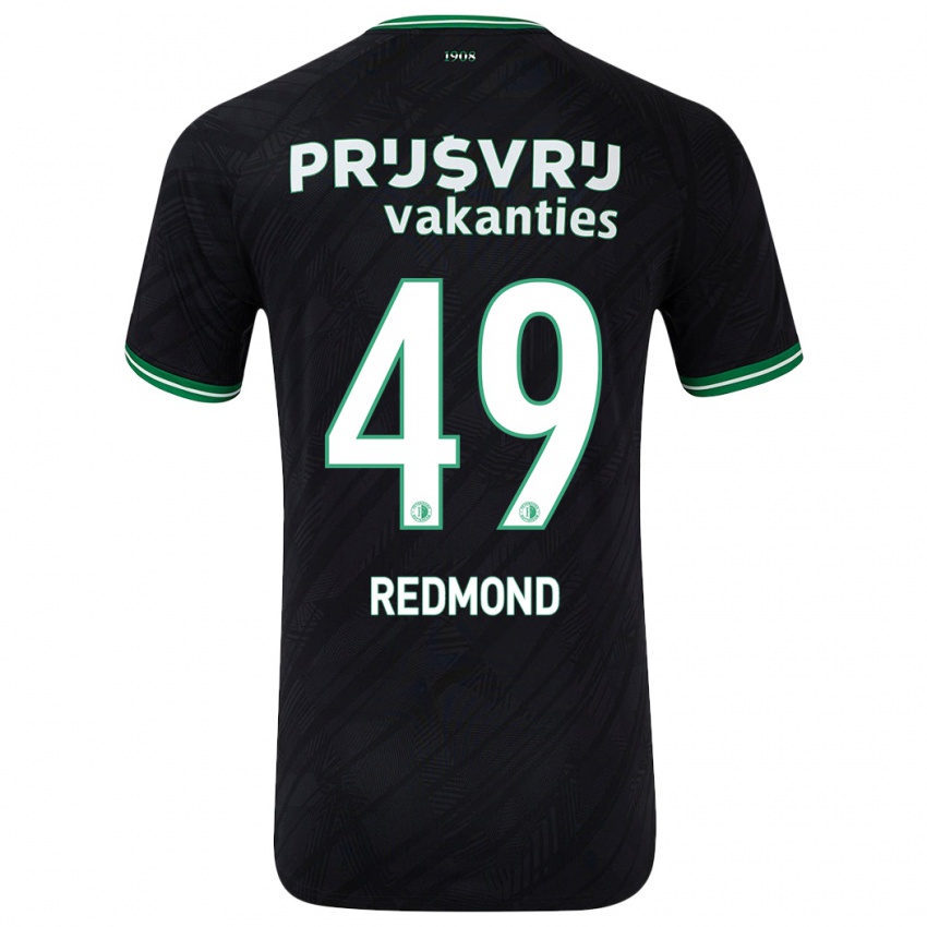 Kinder Zepiqueno Redmond #49 Schwarz Grün Auswärtstrikot Trikot 2024/25 T-Shirt Österreich