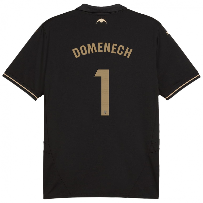 Kinder Jaume Domenech #1 Schwarz Auswärtstrikot Trikot 2024/25 T-Shirt Österreich