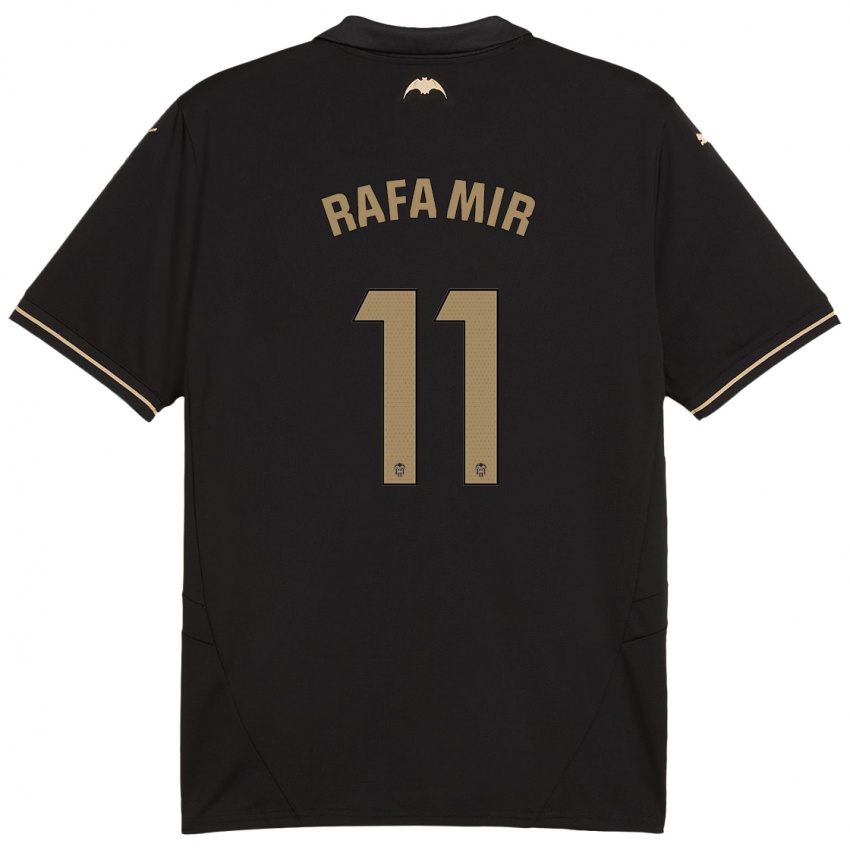 Kinder Rafa Mir #11 Schwarz Auswärtstrikot Trikot 2024/25 T-Shirt Österreich