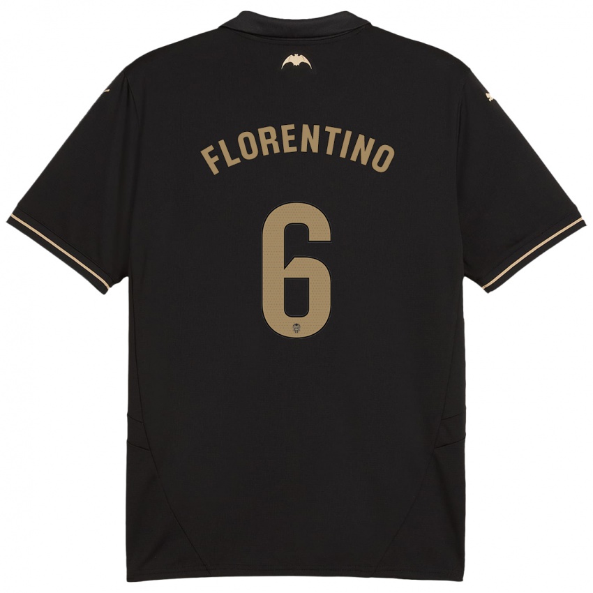 Kinder Claudia Florentino #6 Schwarz Auswärtstrikot Trikot 2024/25 T-Shirt Österreich