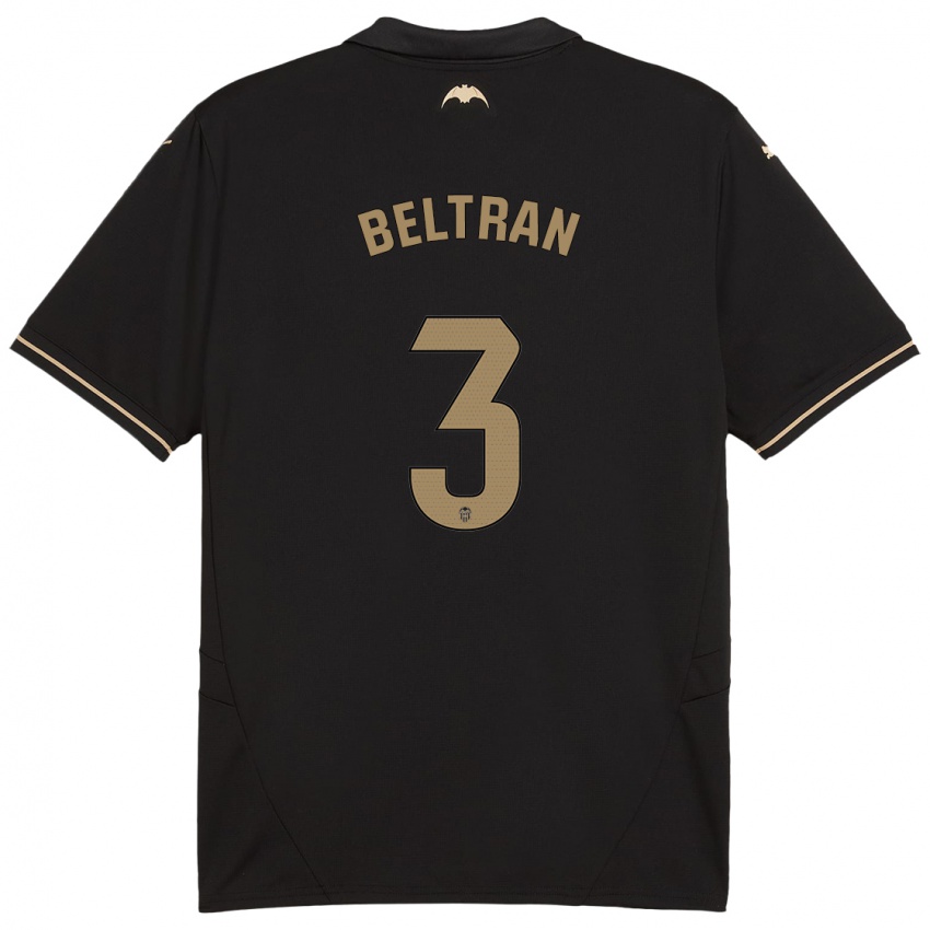 Kinder Bea Beltran #3 Schwarz Auswärtstrikot Trikot 2024/25 T-Shirt Österreich