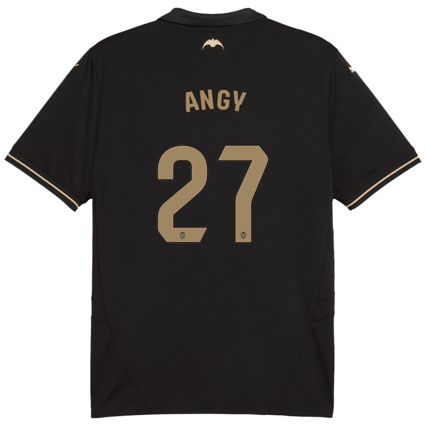 Kinder Angy #27 Schwarz Auswärtstrikot Trikot 2024/25 T-Shirt Österreich