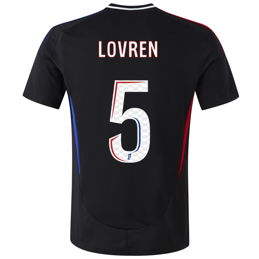 Kinder Dejan Lovren #5 Schwarz Auswärtstrikot Trikot 2024/25 T-Shirt Österreich