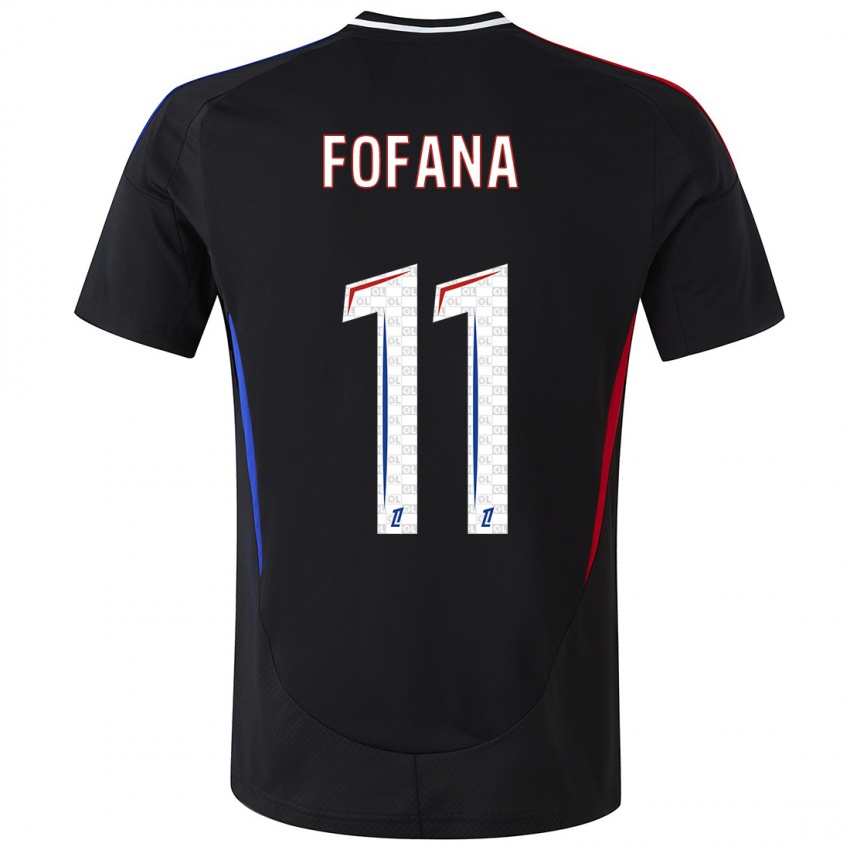 Kinder Malick Fofana #11 Schwarz Auswärtstrikot Trikot 2024/25 T-Shirt Österreich