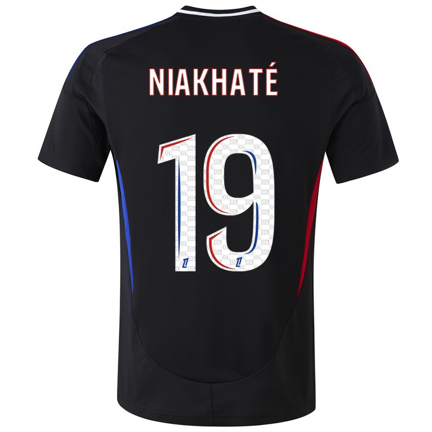 Kinder Moussa Niakhaté #19 Schwarz Auswärtstrikot Trikot 2024/25 T-Shirt Österreich