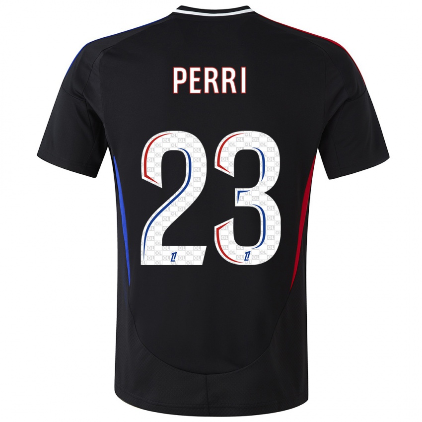 Kinder Lucas Perri #23 Schwarz Auswärtstrikot Trikot 2024/25 T-Shirt Österreich