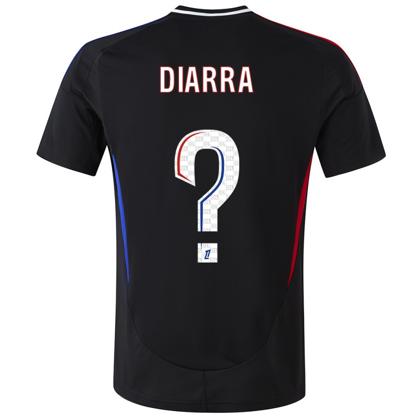 Kinder Lassine Diarra #0 Schwarz Auswärtstrikot Trikot 2024/25 T-Shirt Österreich