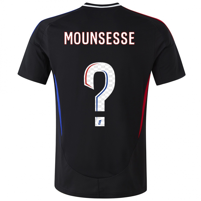 Kinder Jeremy Mounsesse #0 Schwarz Auswärtstrikot Trikot 2024/25 T-Shirt Österreich