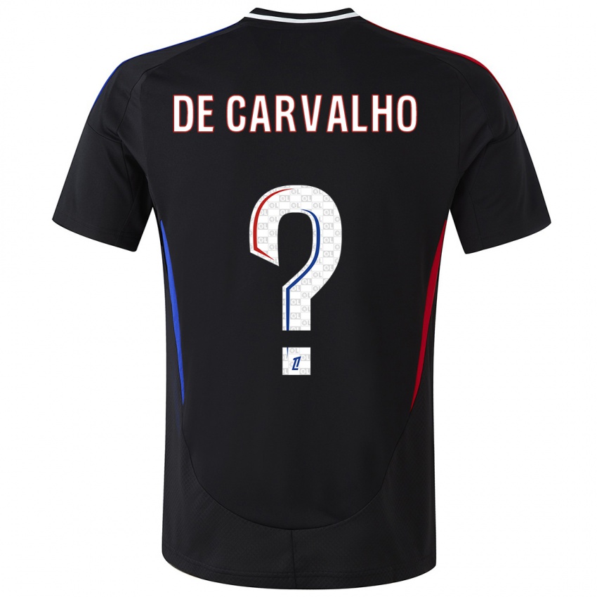 Kinder Mathys De Carvalho #0 Schwarz Auswärtstrikot Trikot 2024/25 T-Shirt Österreich