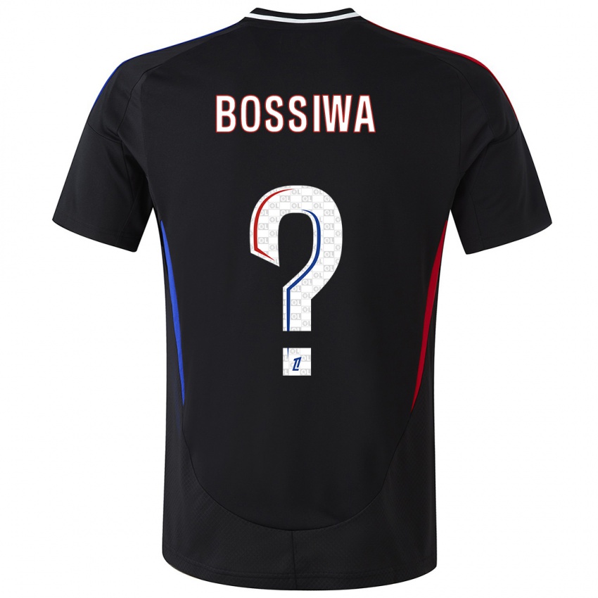 Kinder Samuel Bossiwa #0 Schwarz Auswärtstrikot Trikot 2024/25 T-Shirt Österreich