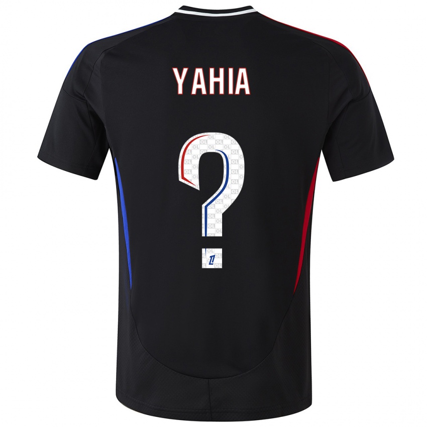 Kinder Kelyan Yahia #0 Schwarz Auswärtstrikot Trikot 2024/25 T-Shirt Österreich