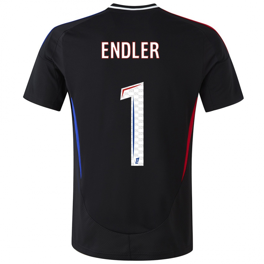 Kinder Christiane Endler #1 Schwarz Auswärtstrikot Trikot 2024/25 T-Shirt Österreich