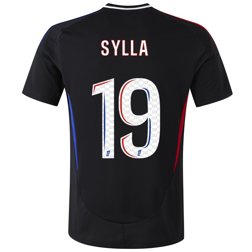 Kinder Kysha Sylla #19 Schwarz Auswärtstrikot Trikot 2024/25 T-Shirt Österreich