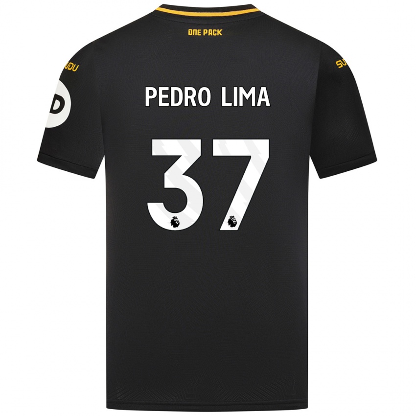 Kinder Pedro Lima #37 Schwarz Auswärtstrikot Trikot 2024/25 T-Shirt Österreich