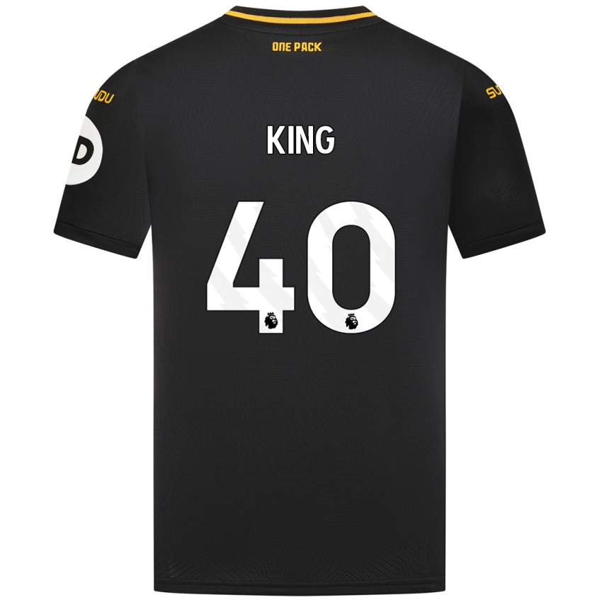 Kinder Tom King #40 Schwarz Auswärtstrikot Trikot 2024/25 T-Shirt Österreich