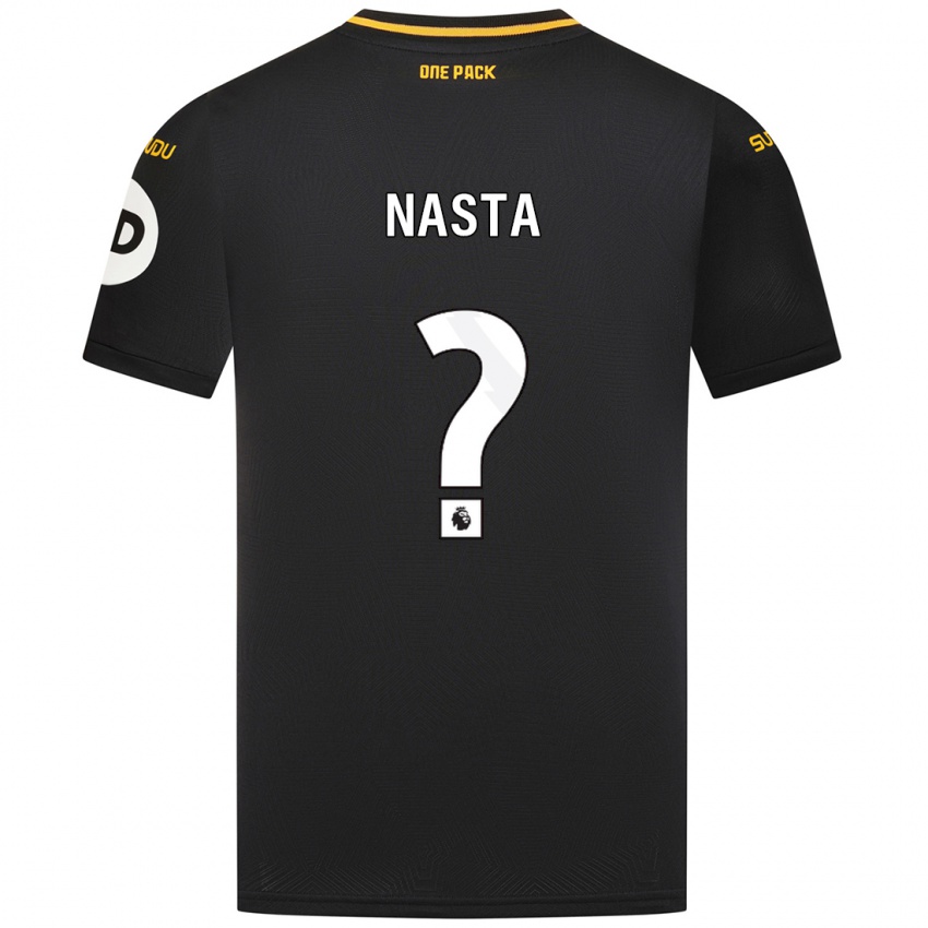 Kinder Arthur Nasta #0 Schwarz Auswärtstrikot Trikot 2024/25 T-Shirt Österreich