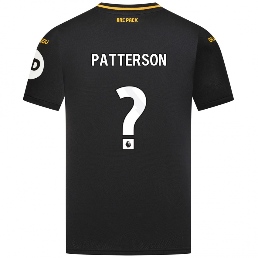 Kinder Lennon Patterson #0 Schwarz Auswärtstrikot Trikot 2024/25 T-Shirt Österreich