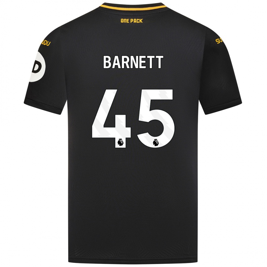 Kinder Ty Barnett #45 Schwarz Auswärtstrikot Trikot 2024/25 T-Shirt Österreich