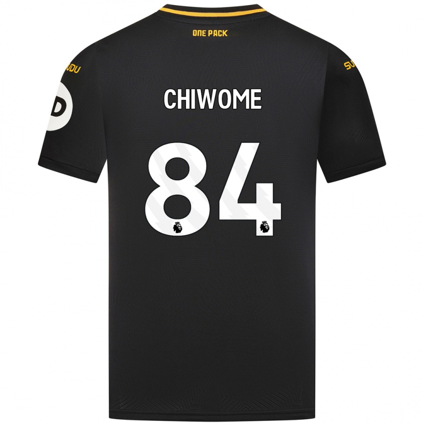 Kinder Leon Chiwome #84 Schwarz Auswärtstrikot Trikot 2024/25 T-Shirt Österreich