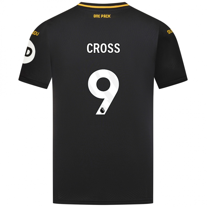 Kinder Jade Cross #9 Schwarz Auswärtstrikot Trikot 2024/25 T-Shirt Österreich