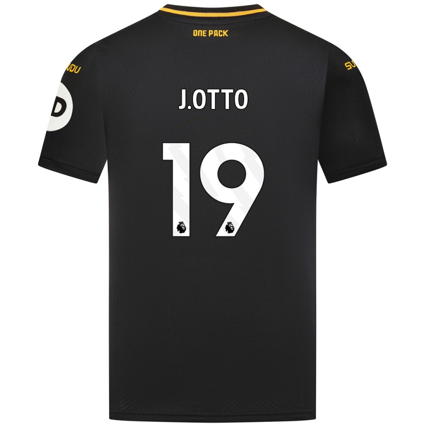 Kinder Jonny Otto #19 Schwarz Auswärtstrikot Trikot 2024/25 T-Shirt Österreich