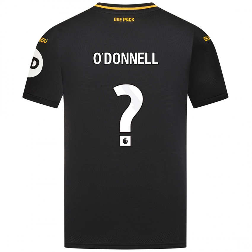 Kinder Luke O'donnell #0 Schwarz Auswärtstrikot Trikot 2024/25 T-Shirt Österreich