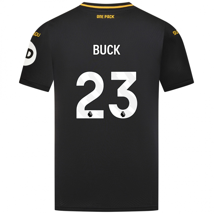 Kinder Alex Buck #23 Schwarz Auswärtstrikot Trikot 2024/25 T-Shirt Österreich