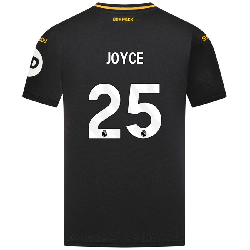 Kinder Leonie Joyce #25 Schwarz Auswärtstrikot Trikot 2024/25 T-Shirt Österreich