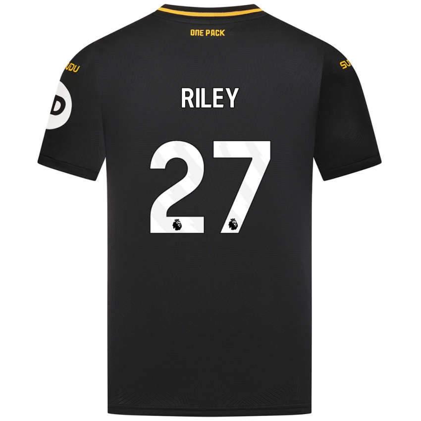 Kinder Lauren Riley #27 Schwarz Auswärtstrikot Trikot 2024/25 T-Shirt Österreich