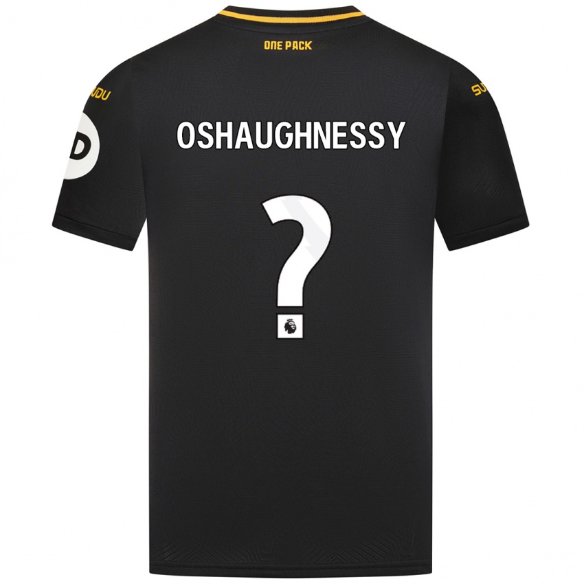 Kinder Joe Oshaughnessy #0 Schwarz Auswärtstrikot Trikot 2024/25 T-Shirt Österreich